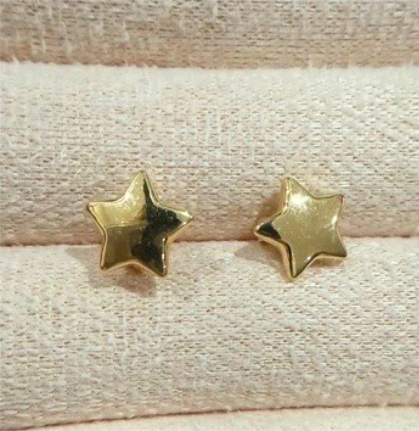 Roma Gold Collection Gold Earrings – Sparkling Stars – 1.48g