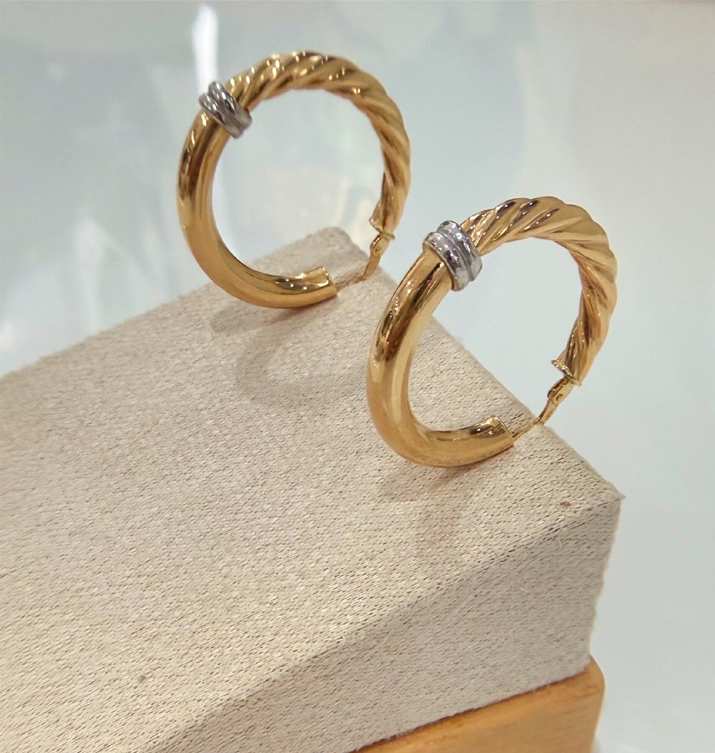 Gold Rings Venezia Gold Collection – Italian Fabric – 3.58g
