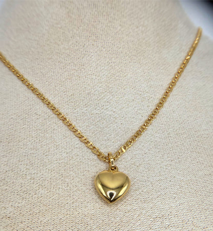 Collar de Oro 18k con Dije Corazón - 5g - 50.5cm - Colección Amore - Joyería Romántica