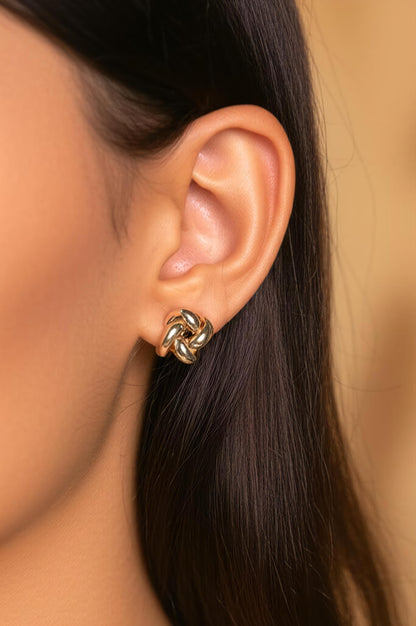 Gold Earrings Nodo D'Amore Collection – 1.90g – Knot Design