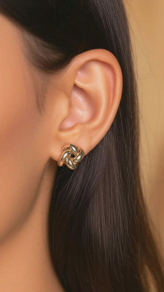 Gold Earrings Nodo D'Amore Collection – 1.90g – Knot Design